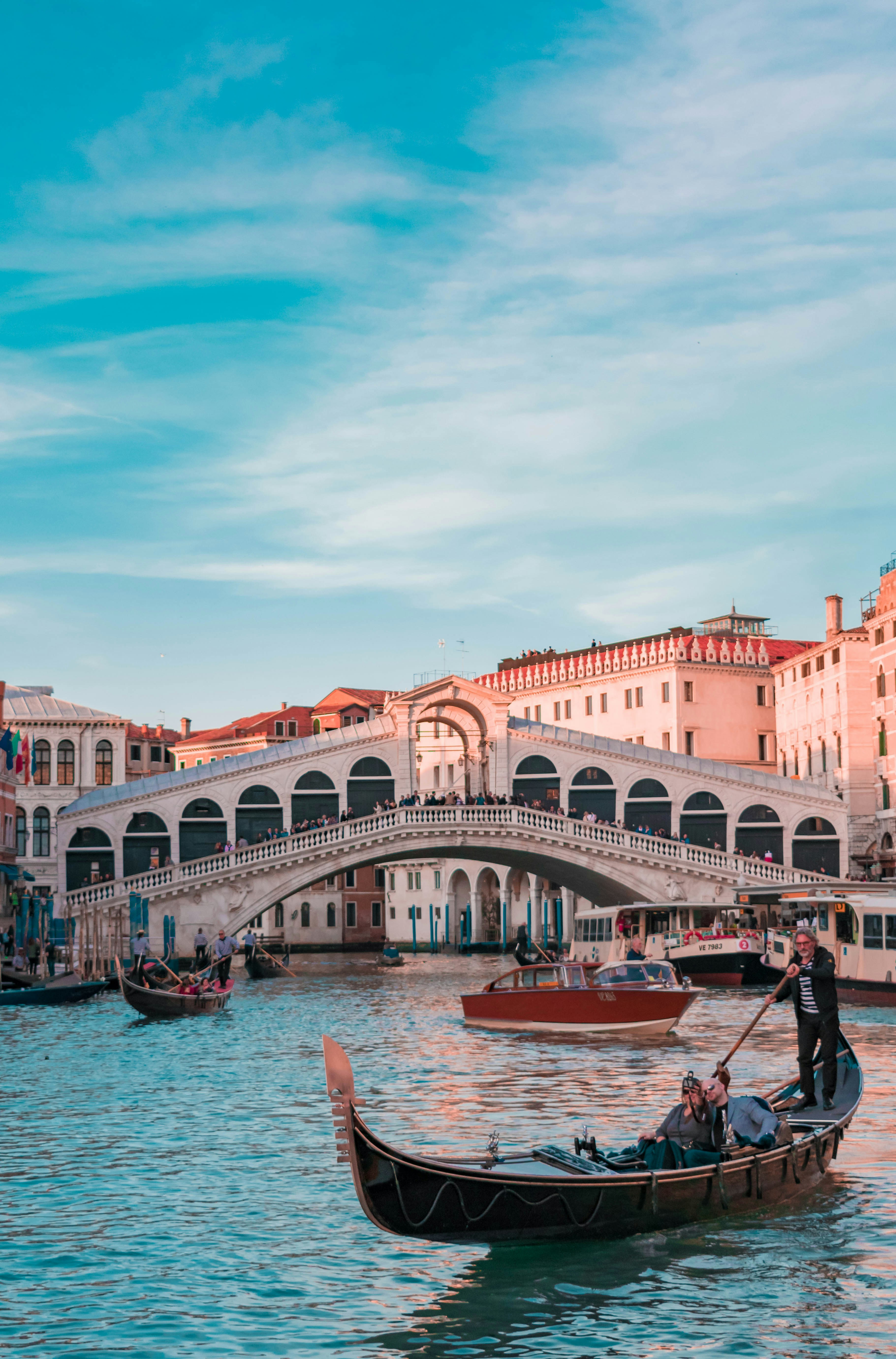 Venice Grand Canal gondolas